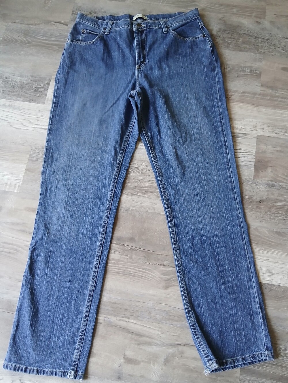 LEE Riders Straight Leg Jeans Medium Wash Size 16 Long
